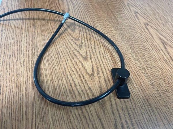 Portable Anti-theft Security Base Plate Desk Mount Accessory For Keyed Or Combination Cable Locks