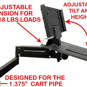 Anti-Theft AnchorPad Laptop Security Stand with Pole Mountable Arm Combo Kit
