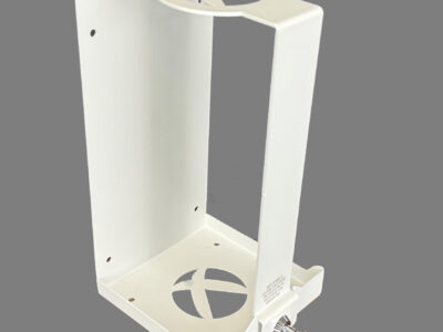 Xbox Series X security stand enclosure, empty view